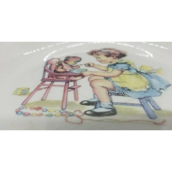 Nursery Toddler Child's Ceramic Bowl Dish The Salem China Co for Intl Silver Co - Picture 6 of 9